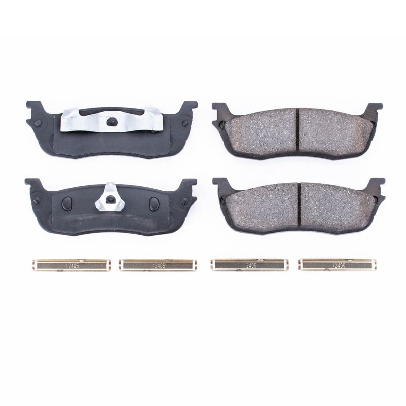 Power Stop 97-02 Ford Expedition Rear Z17 Evolution Ceramic Brake Pads w/Hardware PowerStop Brake Pads - OE