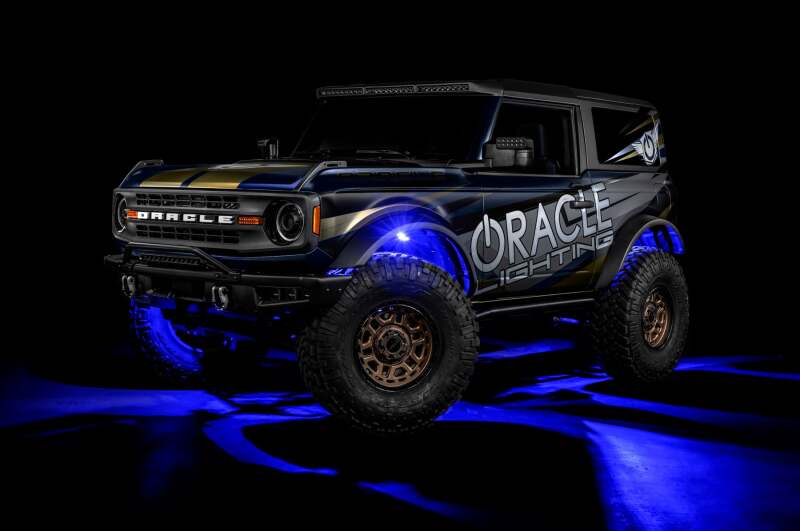 Oracle Underbody RGB+W Wheel Well Rock Light Kit - 4 PCS - ColorSHIFT ORACLE Lighting Light Bars & Cubes