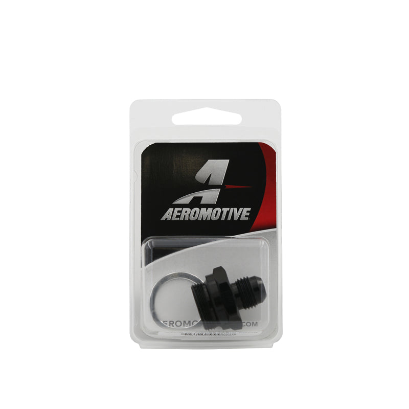 Aeromotive AN-06 Holley Carb 7/8in x 20 Thread Dual Feed Bowl Adapter Fitting Aeromotive Fittings