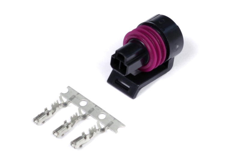 Haltech Delphi 3 Pin Pressure Sensor Connector Plug & Pins Haltech Wiring Connectors