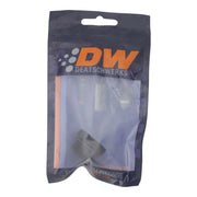 DeatschWerks 10AN ORB Male Plug Fitting with 1/8in NPT Gauge Port - Anodized Matte Black DeatschWerks Fittings