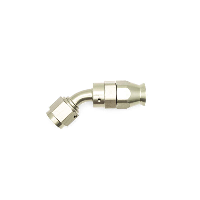 DeatschWerks 6AN Female Swivel 45-Degree Hose End PTFE (Incl. 1 Olive Insert) DeatschWerks Fittings