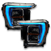 Oracle 21-22 Ford F-150 ColorSHIFT RGB+W Headlight DRL Upgrade Kit w/ RF Controller ORACLE Lighting Headlights