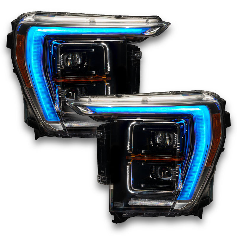 Oracle 21-22 Ford F-150 ColorSHIFT RGB+W Headlight DRL Upgrade Kit w/ Simple Controller ORACLE Lighting Headlights