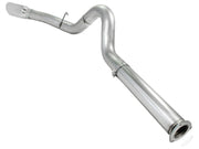 aFe Atlas 5in DPF-Back Aluminized Steel Exh Sys, Ford Diesel Trucks 11-14 v8-6.7L (td) Polished tip aFe DPF Back