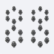 Ford Racing M14 x 1.5 Black Lug Nut - Set of 24 Ford Racing Lug Nuts