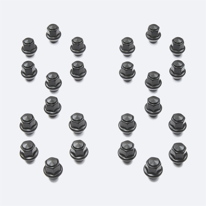 Ford Racing M14 x 1.5 Black Lug Nut - Set of 24 Ford Racing Lug Nuts