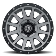 ICON Compression 18x9 6x135 6mm Offset 5.25in BS Titanium Wheel ICON Wheels - Cast