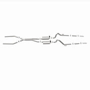 MagnaFlow Sys Cat-Back 64-66 Ford Mustang 2.5inch Magnaflow Catback