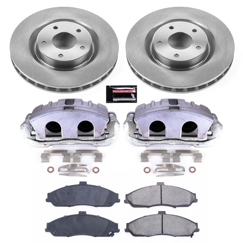Power Stop 05-13 Chevrolet Corvette Front Autospecialty Brake Kit w/Calipers PowerStop Brake Kits - OE