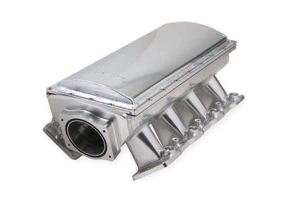 Sniper EFI Fabricated Race Series Intake Manifold - GM LS3/L92 - 90mm - Silver 838231 HOLLEY EFI Autoparts