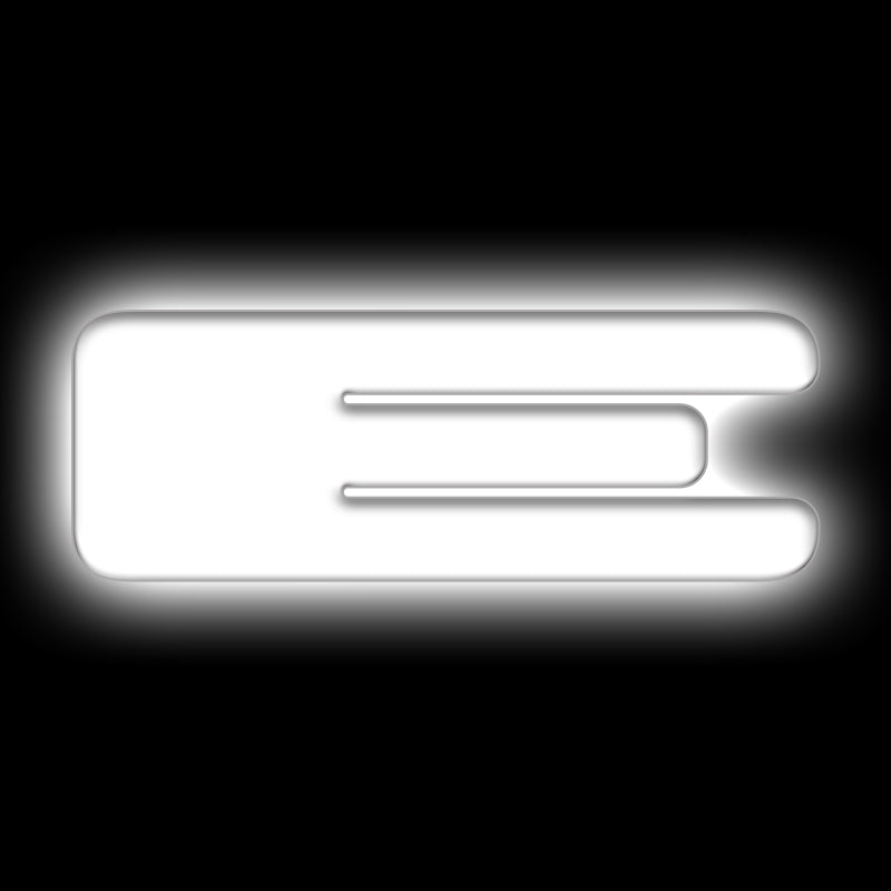ORACLE Lighting Universal Illuminated LED Letter Badges - Matte Wht Surface Finish - E ORACLE Lighting Light Accessories and Wiring