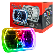 Oracle Pre-Installed Lights 7x6 IN. Sealed Beam - ColorSHIFT Halo ORACLE Lighting Headlights