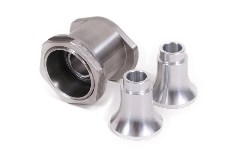 BMR 05-14 Ford Mustang 8.8in Differential Bearing Kit Spherical Bearings Stainless Steel Housing BMR Suspension Differential Bushings