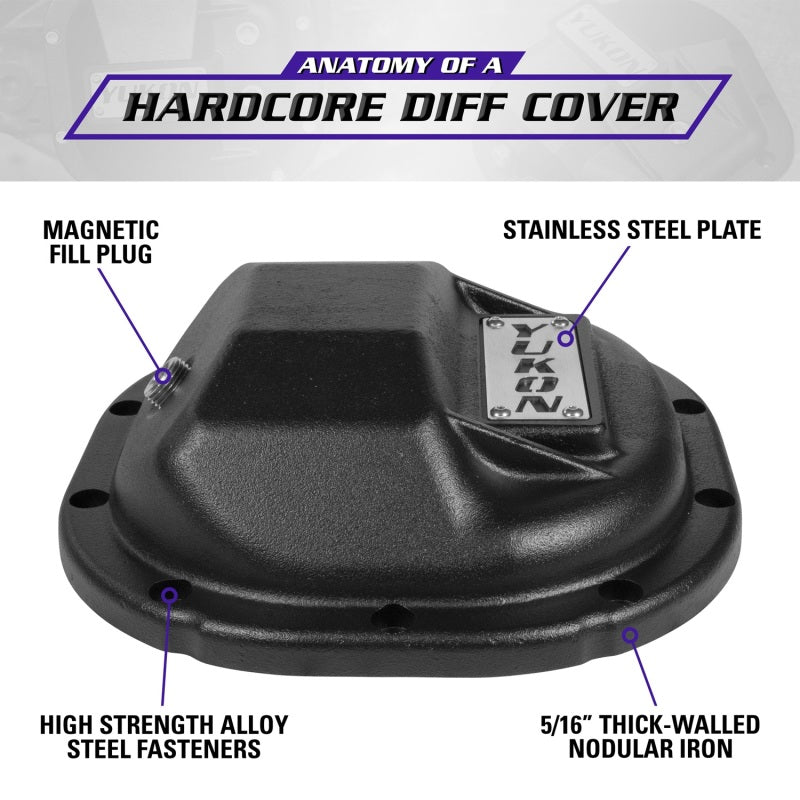 Yukon Gear Hardcore Diff Cover for 8.8in Ford Yukon Gear & Axle Diff Covers