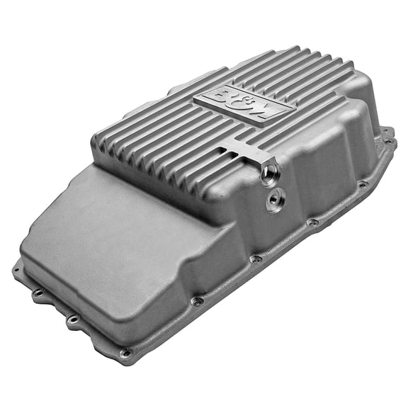 B&M HI-TEK DEEP TRANSMISSION PAN - Natural 70399 B&M Autoparts