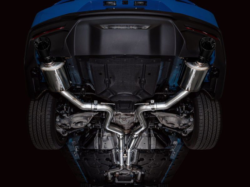 AWE 2024 Ford Mustang GT Fastback S650 RWD Touring Catback Exhaust w/ Dual Diamond Black Tips AWE Tuning Catback