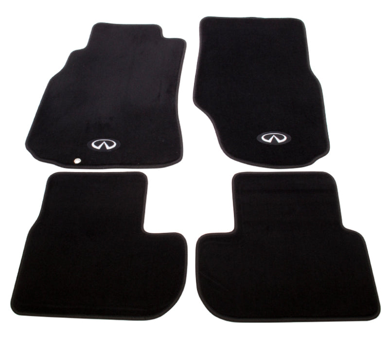 NRG Floor Mats - 03-06 G35 (Infiniti Emblem Logo) - 4pc. NRG Floor Mats Carpeted