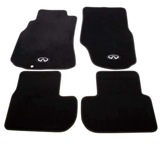 NRG Floor Mats - 03-06 G35 (Infiniti Emblem Logo) - 4pc. NRG Floor Mats Carpeted