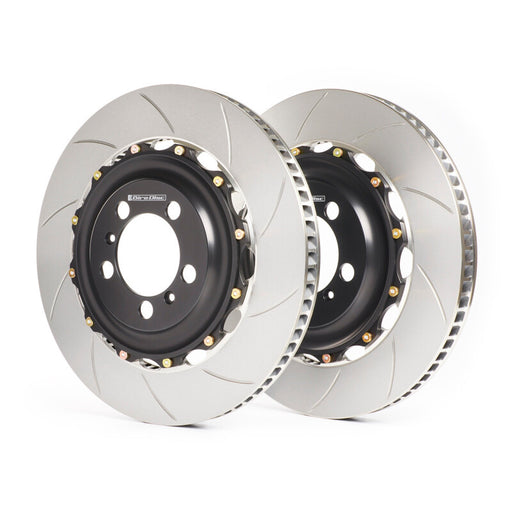GiroDisc Audi C7 S6/S7/RS6/RS7 356x22mm Rear 2-Piece Slotted Rotors GiroDisc Brake Rotors - Slotted