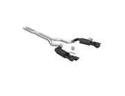 MBRP 2024 Ford Mustang GT 5.0L 3in Cat-Back Dual Split Rear - Quad Black Tips MBRP Catback