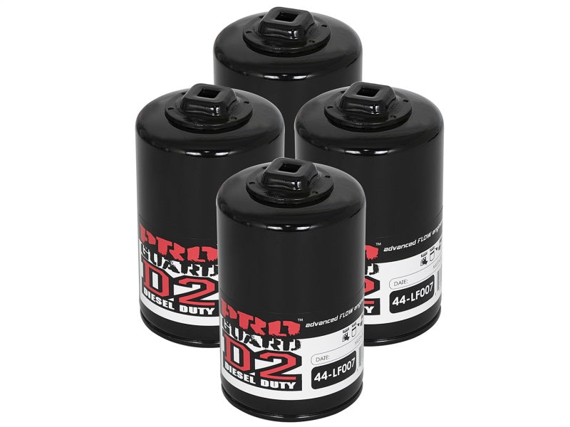 aFe Pro GUARD D2 Oil Filter 97-08 Ford Trucks V6 4.2L / V8 4.6L (4 Pack) aFe Oil Filters