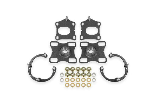 BMR Suspension 11-14 Ford Mustang Caster/Camber Plates - Black Hammertone BMR Suspension Shock Mounts & Camber Plates