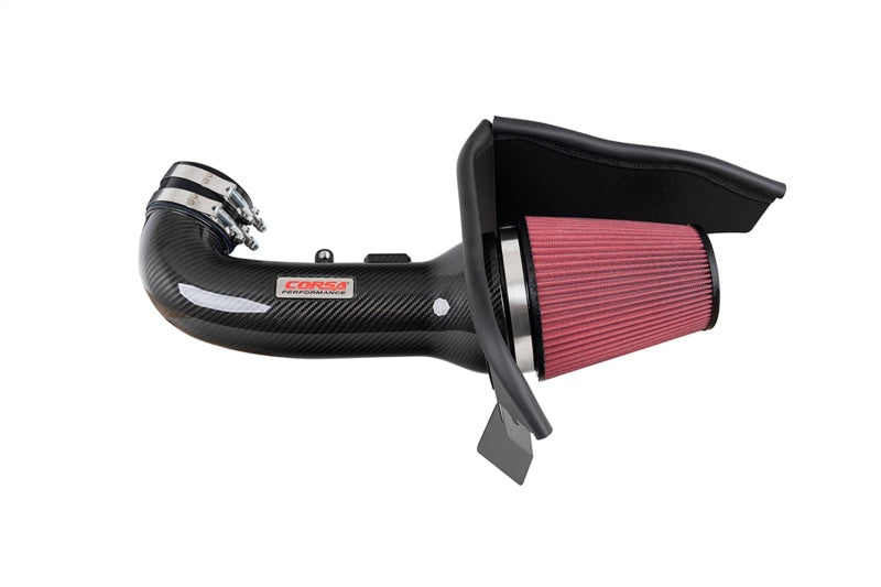 Corsa 16-24 Chevrolet Camaro SS 6.2L V8 Carbon Fiber Open Element Air Intake - Dry CORSA Performance Cold Air Intakes