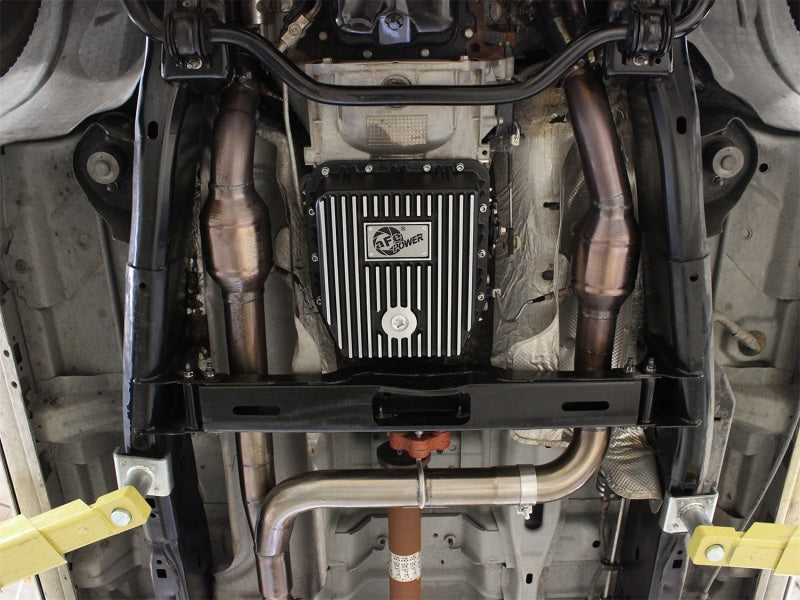 aFe Transmission Pan (Raw); Ford Trucks 93-08 AODE/4R70W aFe Diff Covers