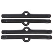 Edelbrock Vc Hold Down Tab Kit SBC 5In Long Steel Black Set of 4 Edelbrock Valve Covers
