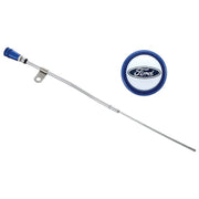 Ford Racing Dipstick Kit - Anodized Aluminum Handle w/ Embossed Ford Logo Ford Racing Dipsticks