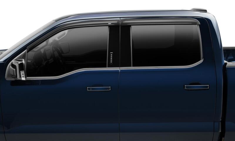Husky Liners 04-14 Ford F-150 Supercab Ventvisor Low Profile (4pc) - Smoke Husky Liners Window Vents