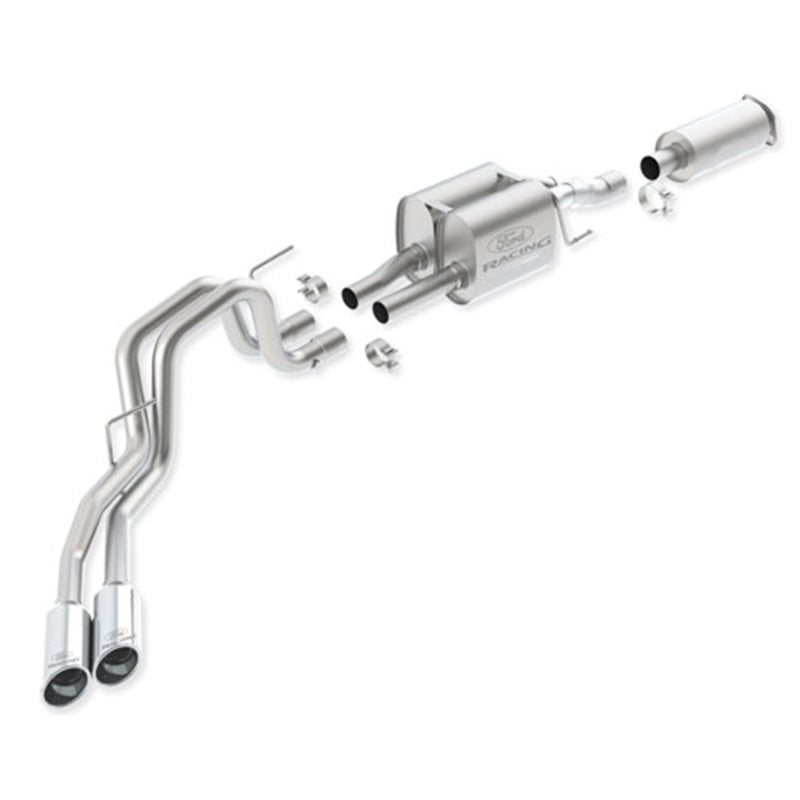 Ford Racing 2011-2014 F-150 SVT Raptor 6.2L Cat-Back Touring Exhaust System 145-inch WB Ford Racing Catback
