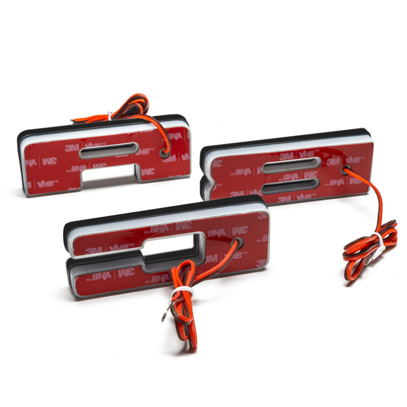 ORACLE Lighting Universal Illuminated LED Letter Badges - Matte Blk Surface Finish - V ORACLE Lighting Light Accessories and Wiring