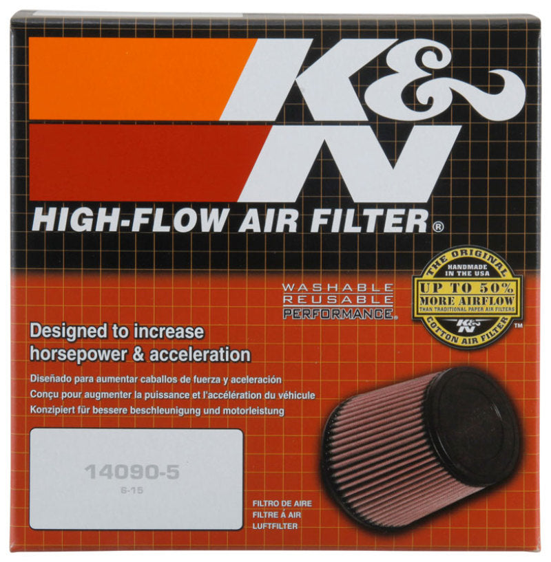 K&N Custom Round Racing Assembly Red 5.875in OD x1.313in ID x 1.813in Height K&N Engineering Carburetor Air Cleaners