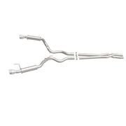 MagnaFlow Cat Back, SS, 2.5in, Competition, Dual Split Polished 4.5in Tips 2015 Ford Mustang V6 3.7L Magnaflow Catback