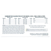Edelbrock Calibration Kit for 1901 / 1902 / 1903 / 1904 Edelbrock Carburetor Rebuild Components