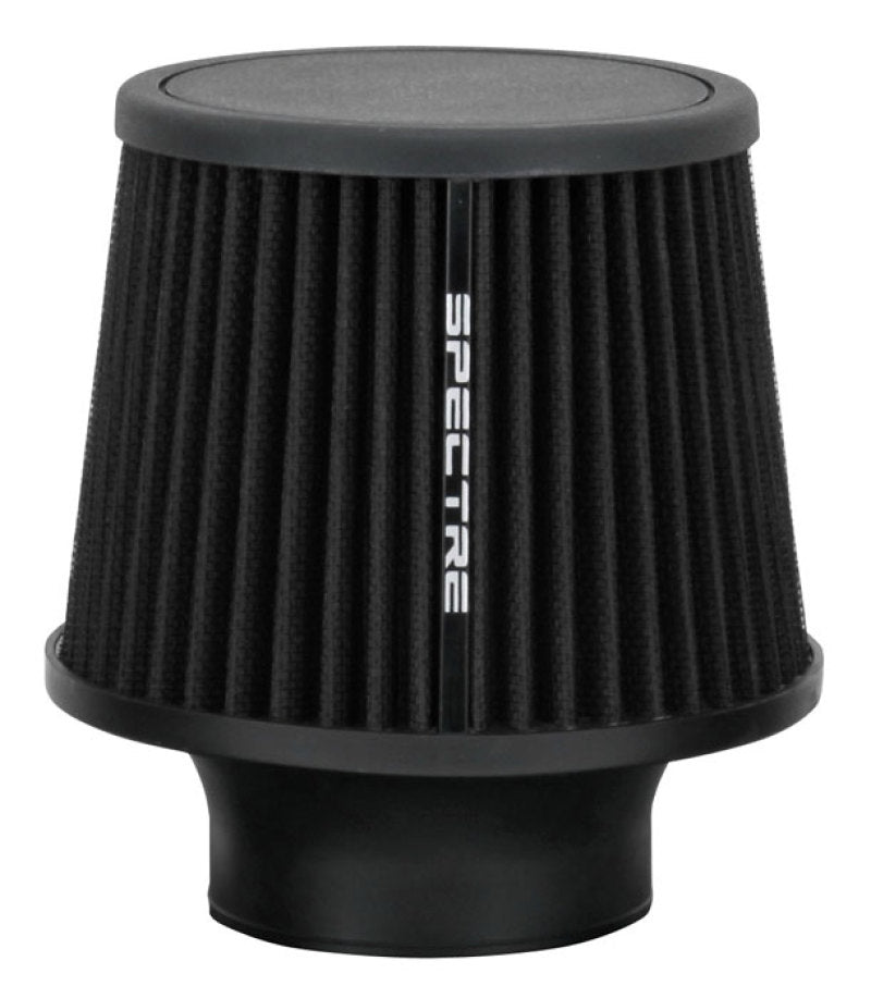 Spectre Conical Air Filter 3in. Flange ID / 6in. Base OD / 6.5in. Height - Black Spectre Air Filters - Universal Fit