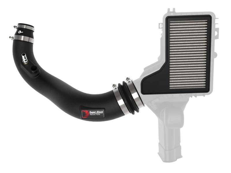 aFe Super Stock Induction System Pro Dry S Media 15-20 Ford Mustang L4-2.3L (t) aFe Cold Air Intakes