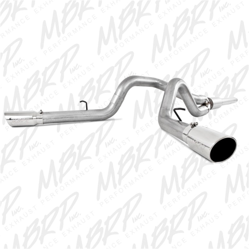 MBRP 1999-2004 Ford F-250/350 V-10 Cat Back 4 Dual Split Side MBRP Catback