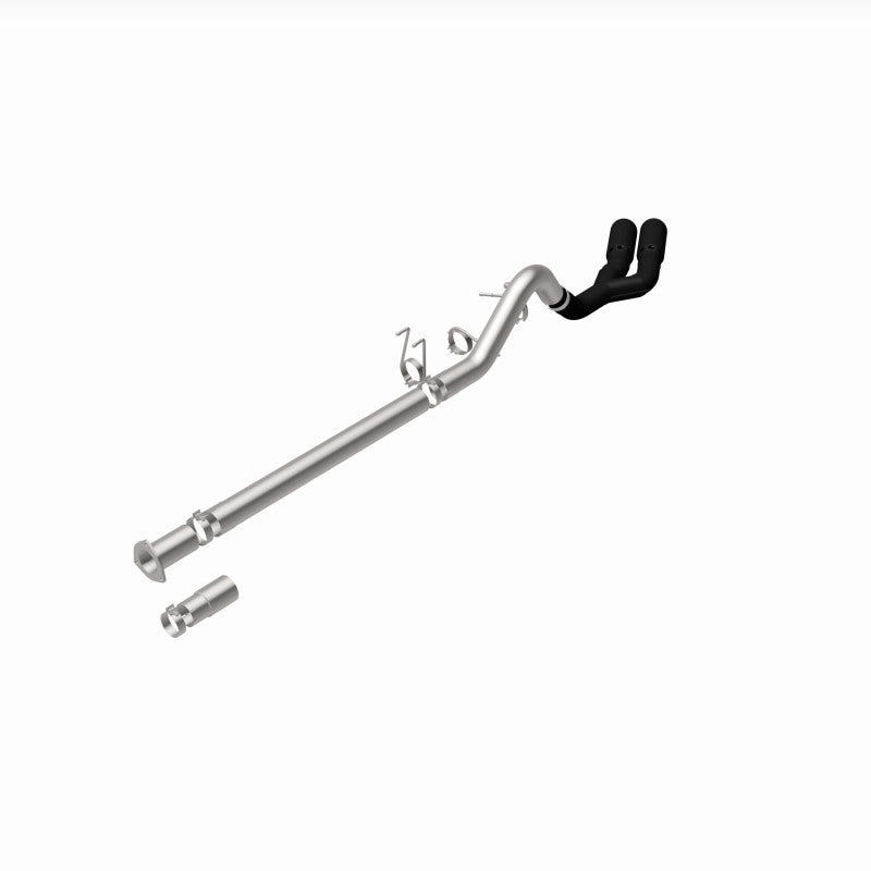 MagnaFlow 08-18 Ford F-250/F-350/F-450 4.6L/6.7 DPF-Back Black 4in Dual Single Rear Exit Magnaflow DPF Back