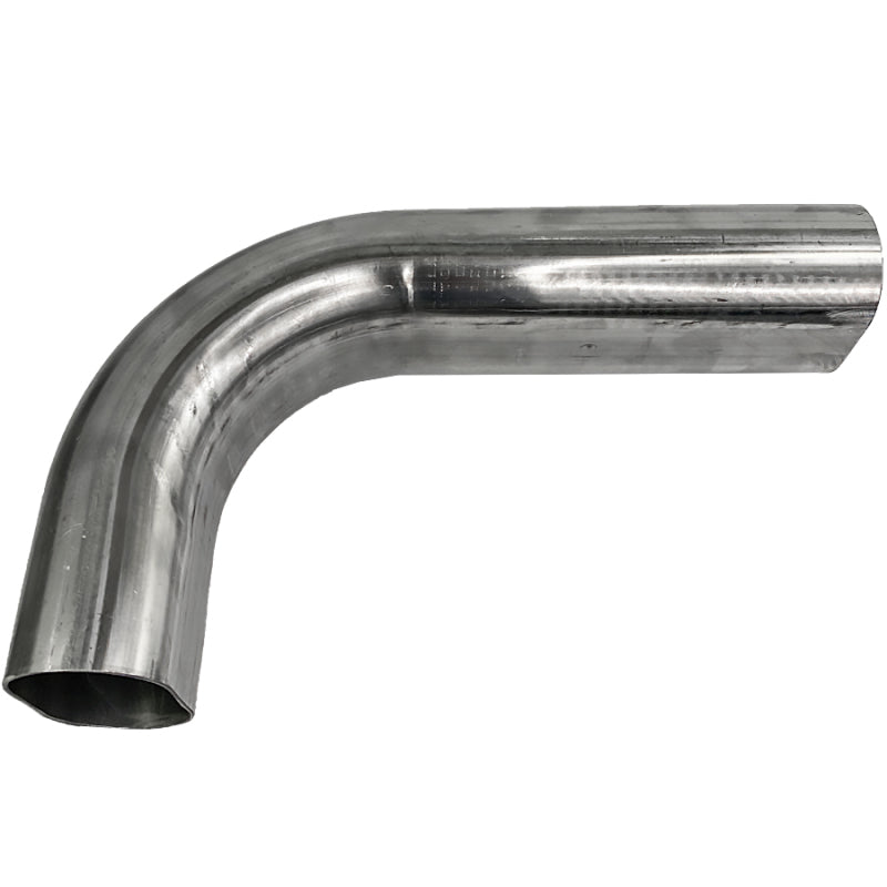 Granatelli 3in Oval Stainless Steel Vertical Radius 90 Deg bend 4.5in Bend Radius Tubing Granatelli Motor Sports Steel Tubing