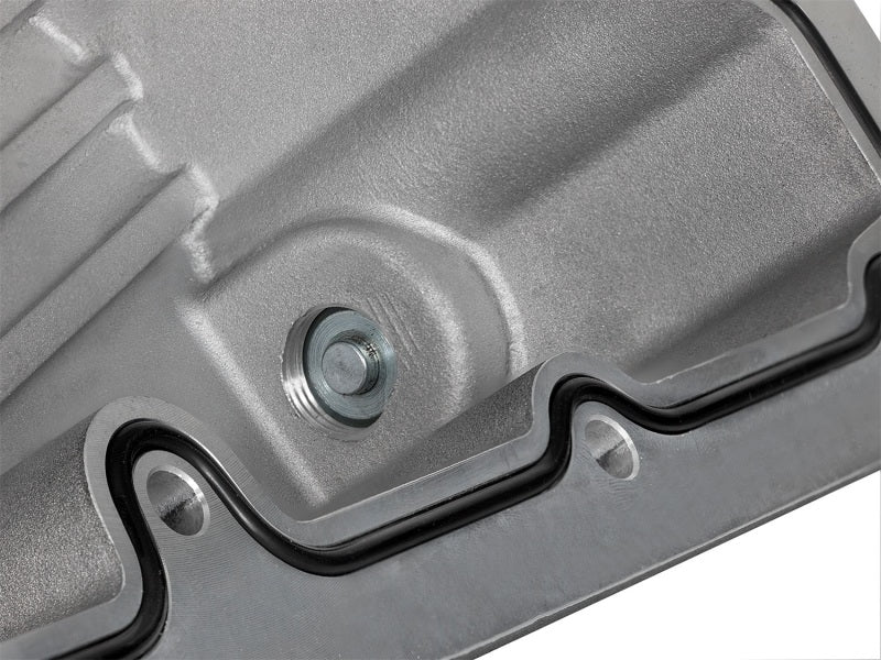 aFe Street Series Engine Oil Pan Raw w/ Machined Fins; 11-17 Ford Powerstroke V8-6.7L (td) aFe Diff Covers