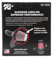 K&N Round Tapered Universal Air Filter 6in Flange ID x 7.5in Base OD x 5in Top OD x 6.5in Height K&N Engineering Air Filters - Universal Fit