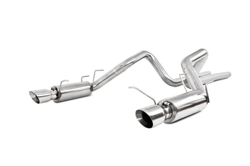 MBRP 11-14 Ford Mustang GT 5.0L Dual Split Rear Race Version T409 3in Cat Back Exhaust System MBRP Catback