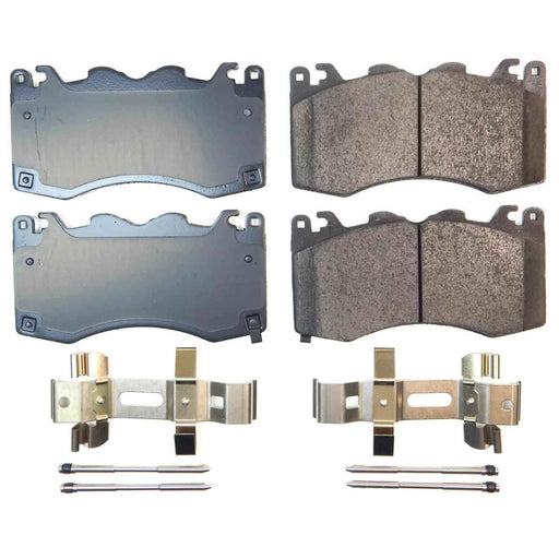 Power Stop 2024 Ford Mustang Front Z17 Evo Ceramic Brake Pad w/Hardware PowerStop Brake Kits - Performance Blank