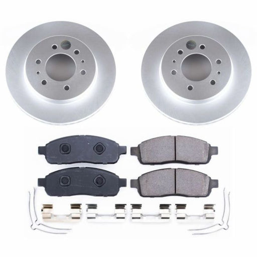 Power Stop 2009 Ford F-150 Front Z17 Evolution Geomet Coated Brake Kit PowerStop Brake Kits - Performance Blank