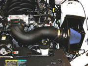 Airaid 05-09 Ford Mustang GT 5.0L Race Only (No MVT) MXP Intake System w/ Tube (Dry / Blue Media) Airaid Cold Air Intakes