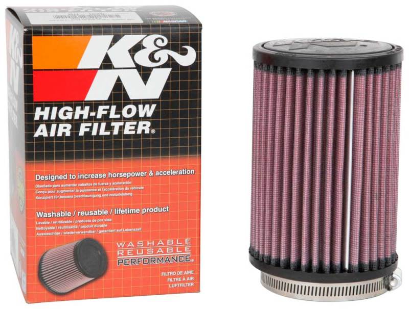 K&N Filter Universal Rubber Filter 2 7/8 inch Flange 4 inch OD 6 inch Height K&N Engineering Air Filters - Universal Fit