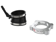aFe 2020 Vette C8 Silver Bullet Aluminum Throttle Body Spacer Works w/ Factory Intake Only - Silver aFe Throttle Body Spacers